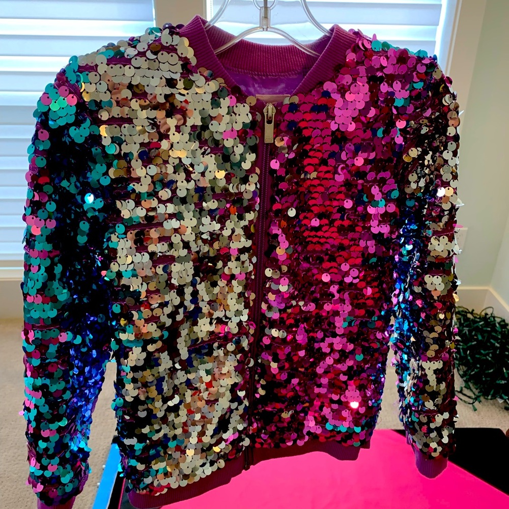 Girls Sequin Jacket